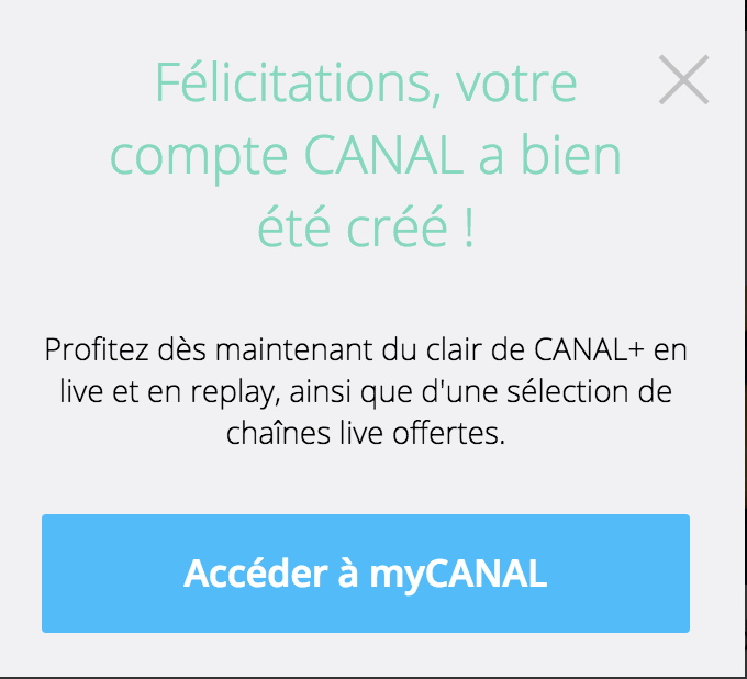 comment mettre son compte canal sur free